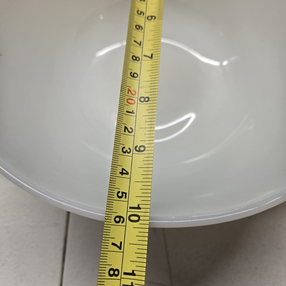 Vintage Anchor Hocking Fire King 10" Mixing Bowl 2 Quart White Baking - Picture 3 of 4